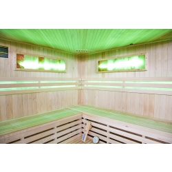 Sauna sucha z piecem MO-EA4 4/5-osobowa 200x180x200cm 8kW